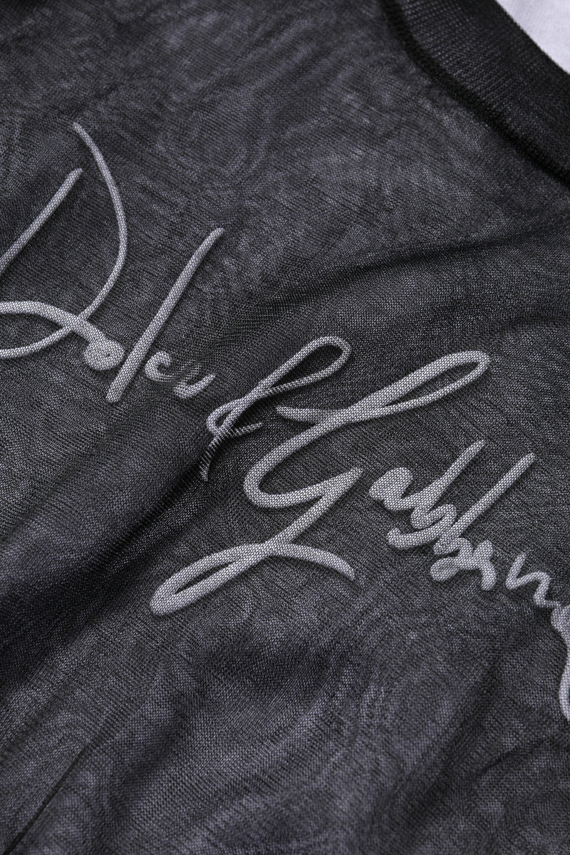 Pull en tricot noir et blanc avec logo Dolce &amp; Gabbana