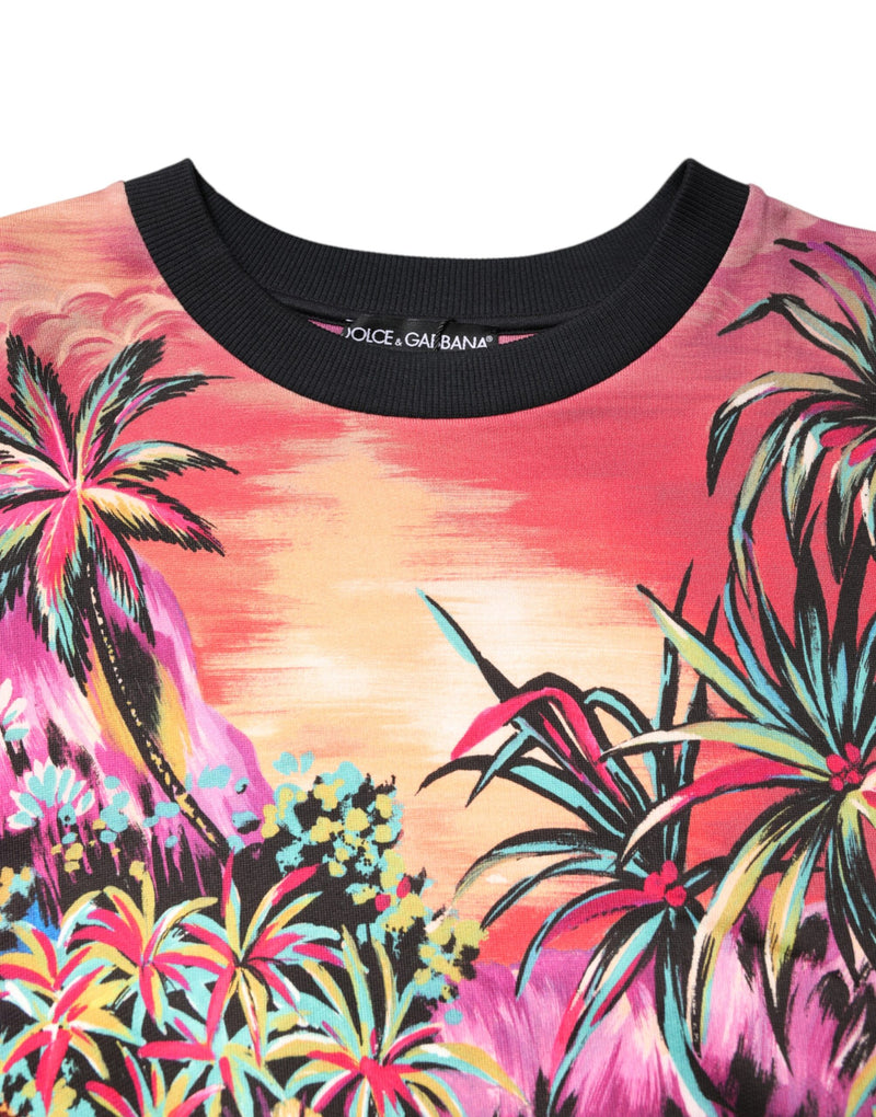 Dolce &amp; Gabbana gebreide trui met ronde hals en multicolor print