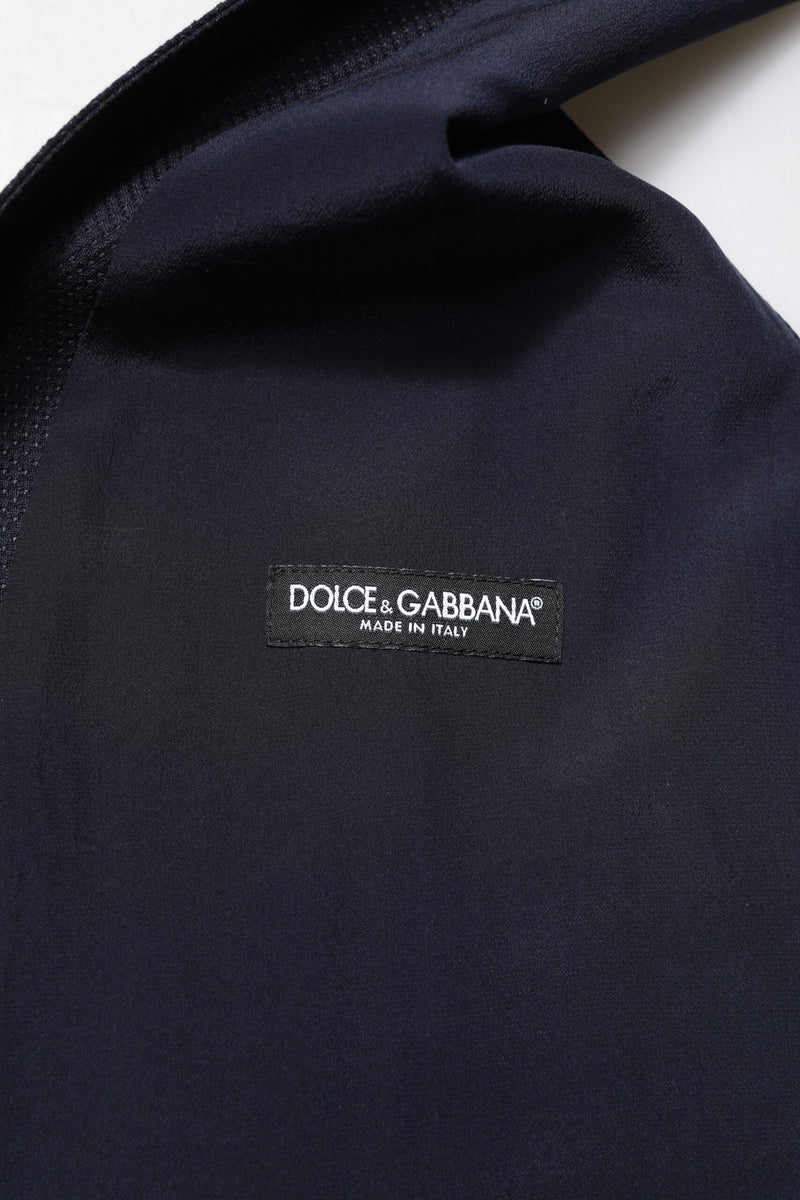 Dolce & Gabbana Black Wool Waistcoat - Elegant Formal Vest