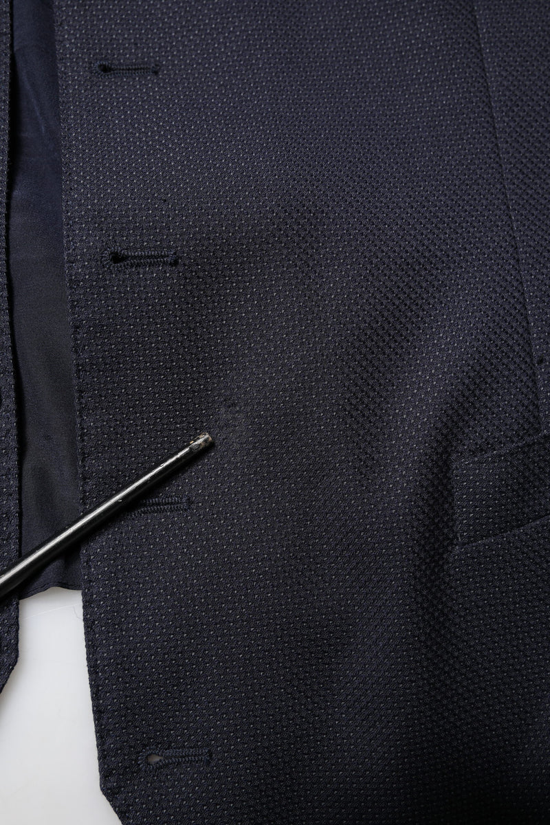 Dolce & Gabbana Black Wool Waistcoat - Elegant Formal Vest