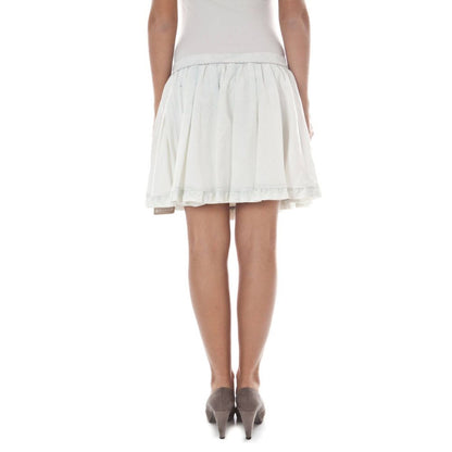 Jupe en coton blanc de John Galliano