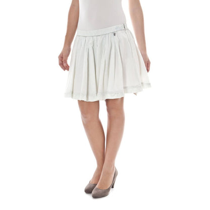 Jupe en coton blanc de John Galliano
