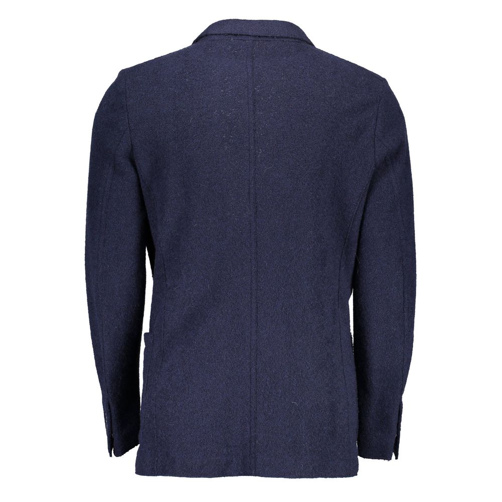 Veste en laine bleu pour homme de Gant