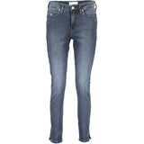 Calvin Klein Blue Cotton Women's Skinny Jeans