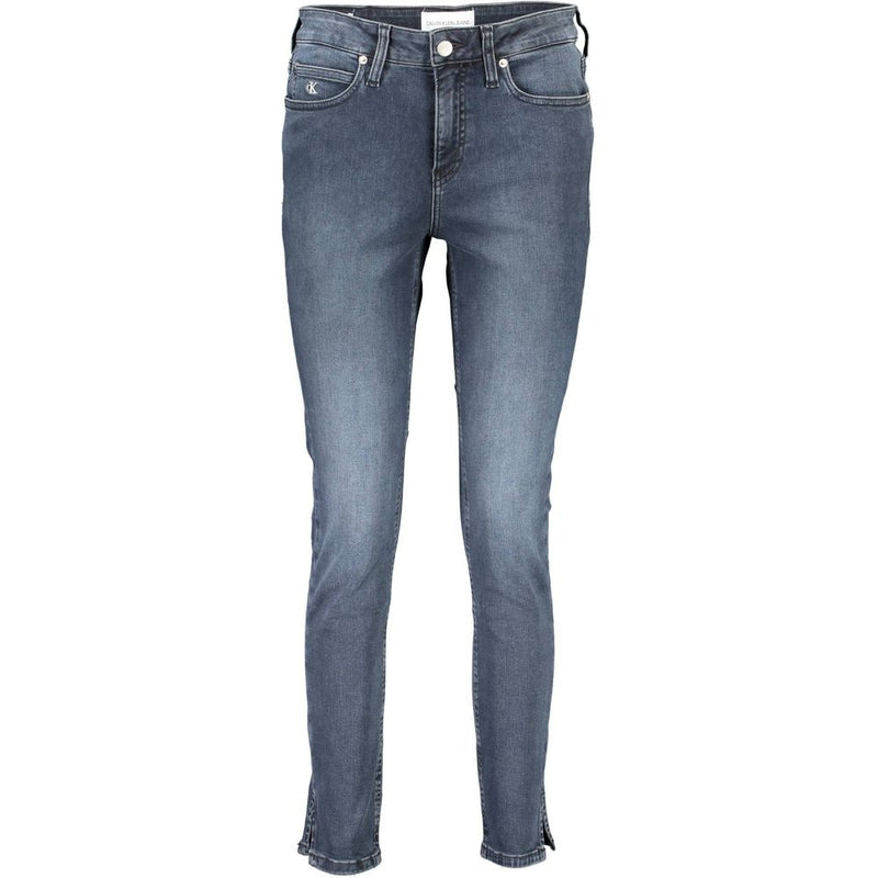 Calvin Klein Blue Cotton Women's Skinny Jeans
