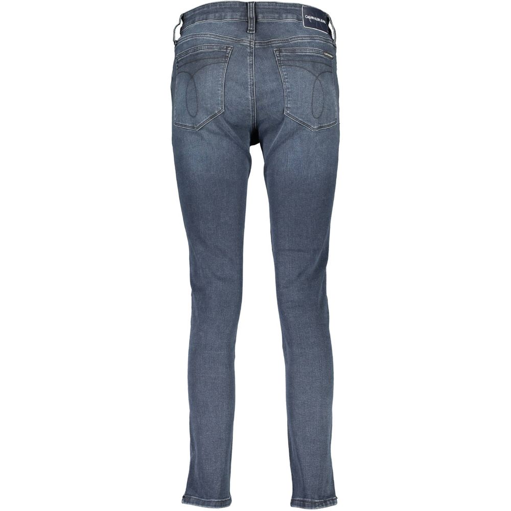 Calvin Klein Blue Cotton Women's Skinny Jeans