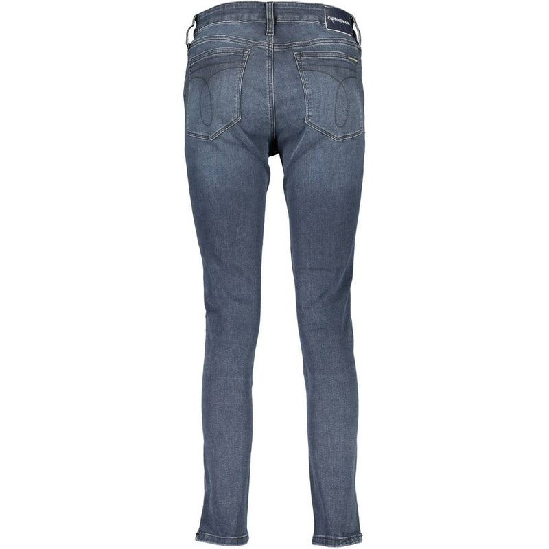 Calvin Klein Blue Cotton Women's Skinny Jeans
