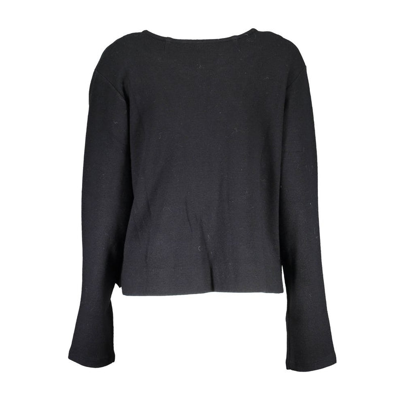 Gant Black Wool Women Cardigan - Timeless Elegance