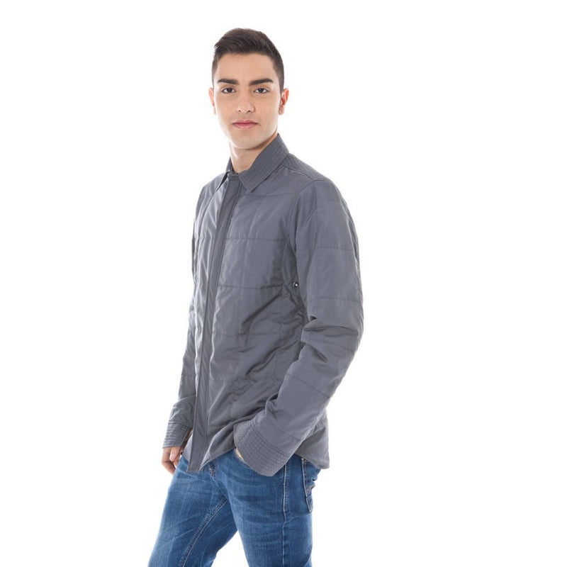 Calvin Klein Gray Polyester Men Jacket