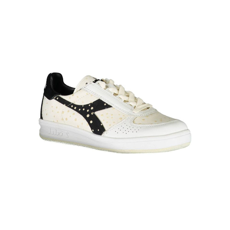 Diadora White Leather Women Sneaker - Stylish and Comfortable Footwear