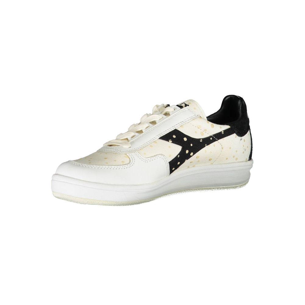 Diadora White Leather Women Sneaker - Stylish and Comfortable Footwear