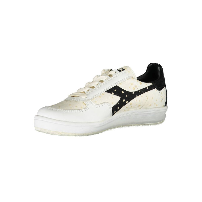 Diadora White Leather Women Sneaker - Stylish and Comfortable Footwear
