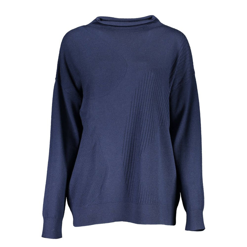 Gant Blue Wool Sweater for Women - Cozy and Stylish