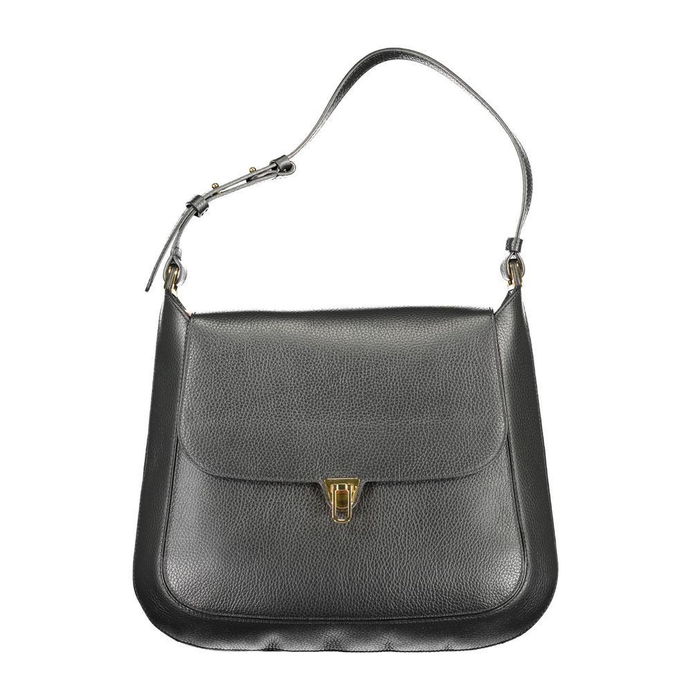 Coccinelle Black Leather Handbag for Women - Chic Sophistication
