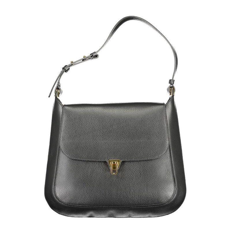 Coccinelle Black Leather Handbag for Women - Chic Sophistication