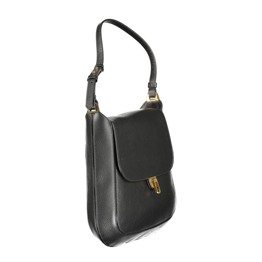 Coccinelle Black Leather Handbag for Women - Chic Sophistication
