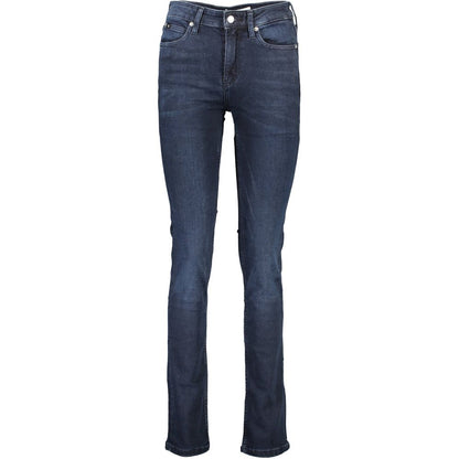 Calvin Klein Blue Cotton Women Jeans
