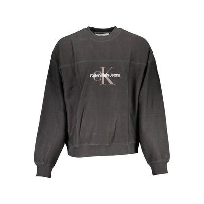 Pull en coton noir pour homme Calvin Klein