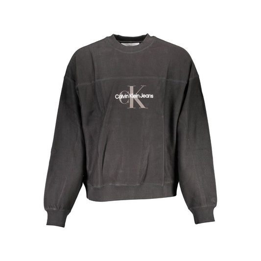 Pull en coton noir pour homme Calvin Klein
