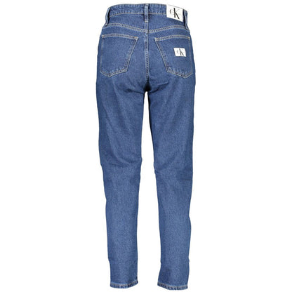 Calvin Klein Blue Cotton Women Jeans