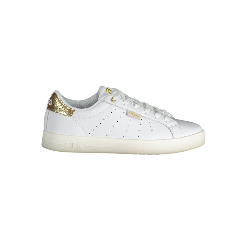Fila White Leather Women Sneaker - Effortless Style