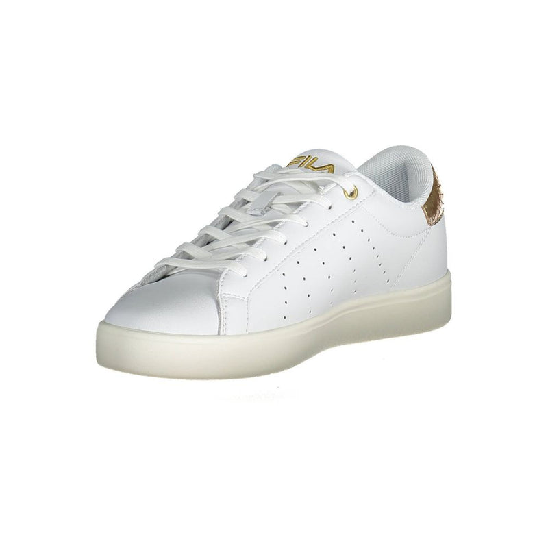 Fila White Leather Women Sneaker - Effortless Style