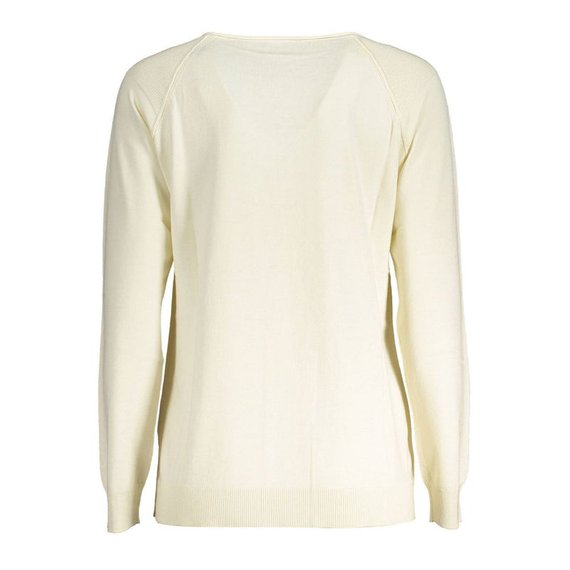 North Sails White Viscose Women Sweater - Sustainable Style