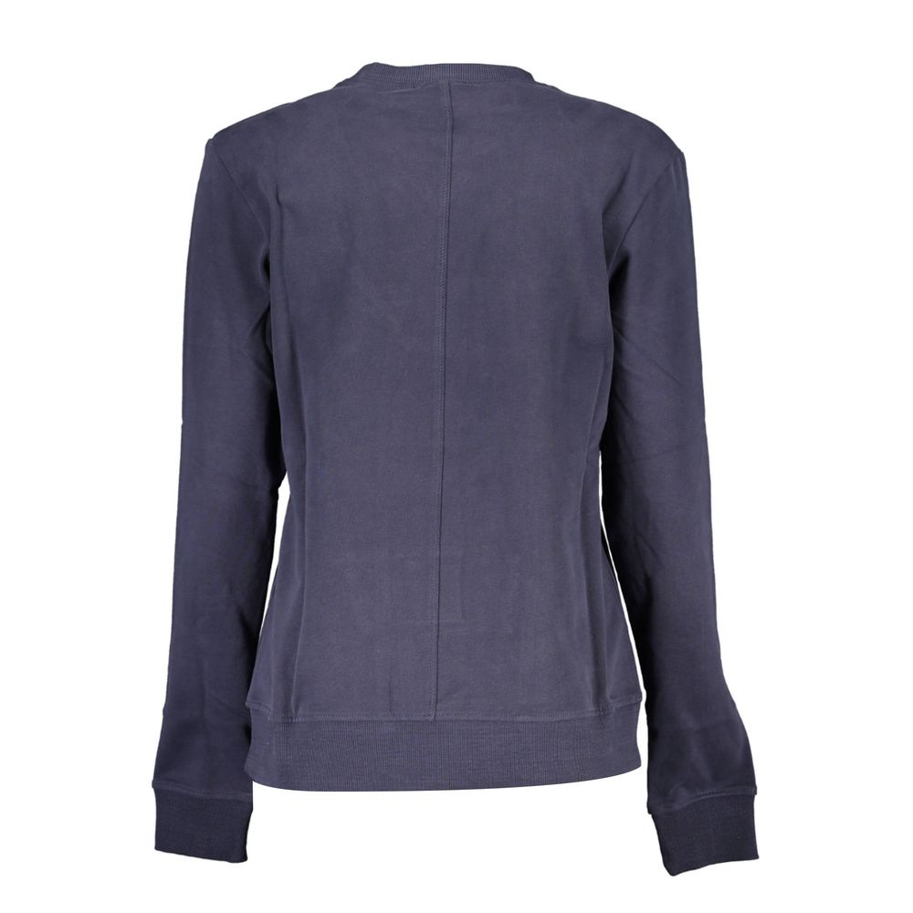 North Sails Blue Cotton Women Sweater - Eco-Friendly Comfort