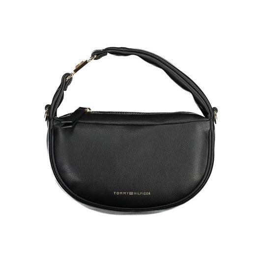 Tommy Hilfiger Zwarte Polyester Handtas