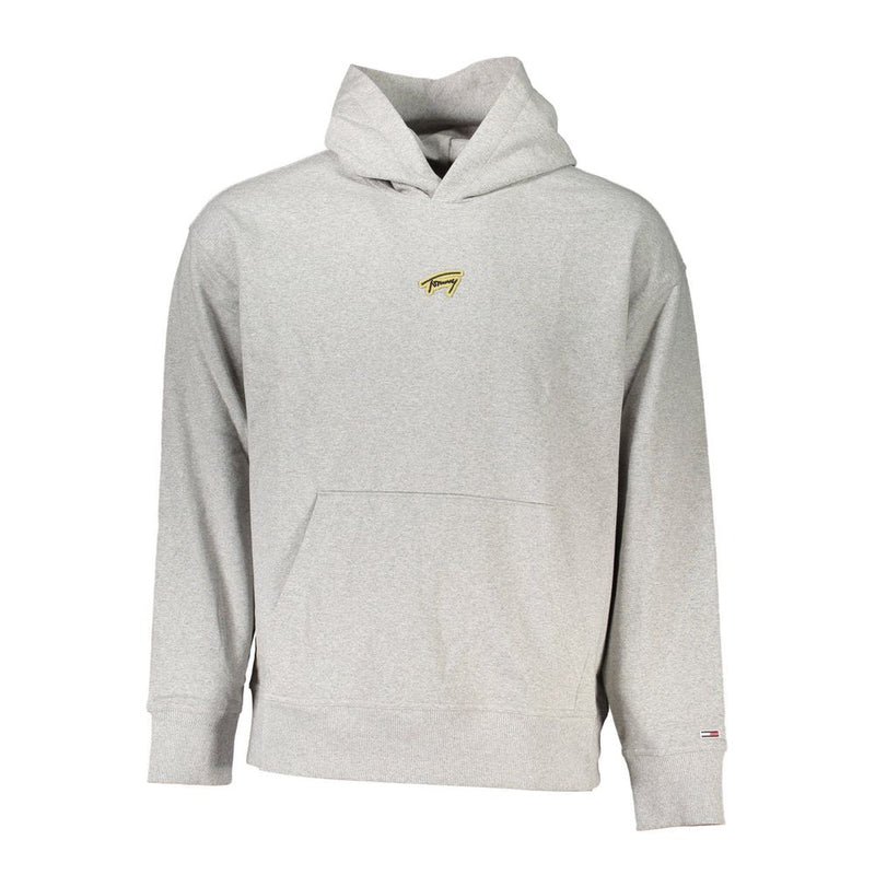 Pull en coton gris pour homme Tommy Hilfiger