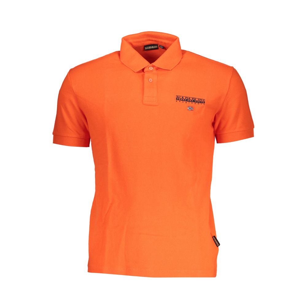 Polo Napapijri avec détails contrastés rose