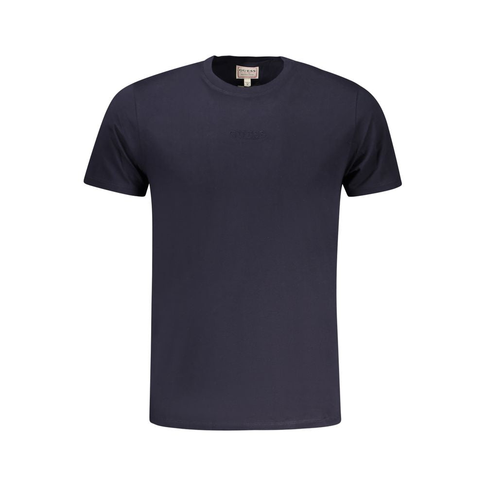 T-shirt en coton bleu Guess Jeans