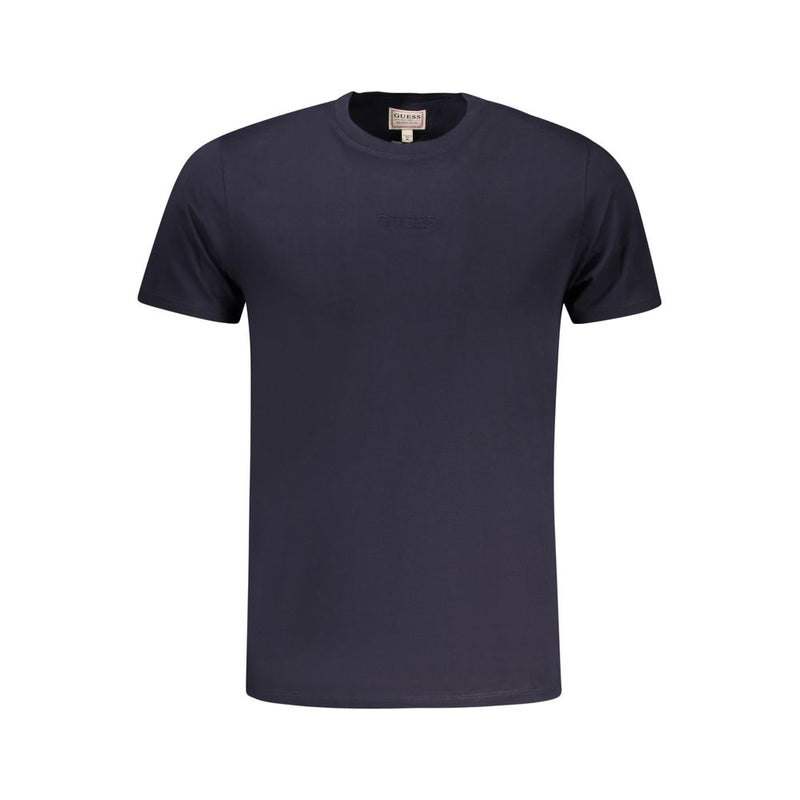 T-shirt en coton bleu Guess Jeans