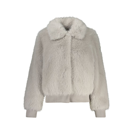 Veste et Manteau en Polyester Gris Guess Jeans