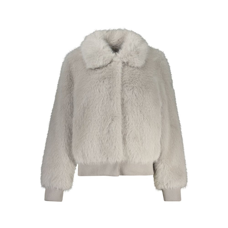 Veste et Manteau en Polyester Gris Guess Jeans