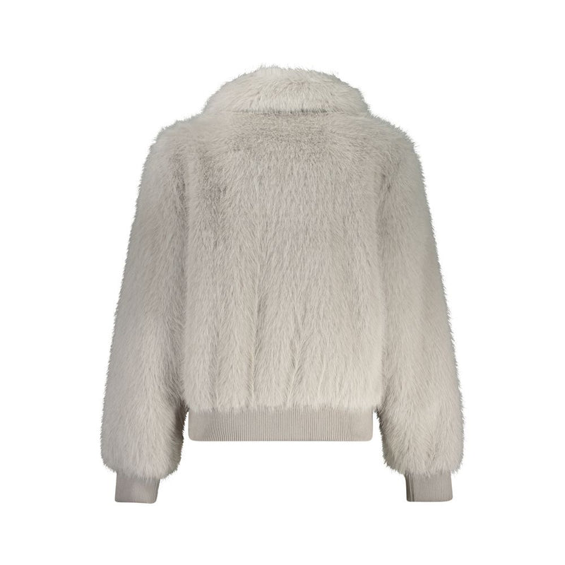 Veste et Manteau en Polyester Gris Guess Jeans