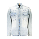 Chemise en coton bleu Hugo Boss