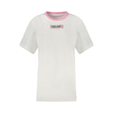 Guess Jeans T-Shirt en Coton Blanc pour Femmes - Glamour Écologique