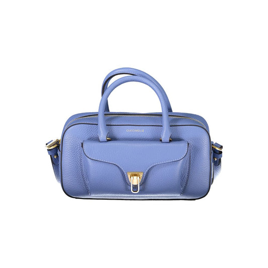 Sac à main Coccinelle en cuir bleu clair pour femme