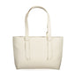 Sac à main en cuir blanc Coccinelle