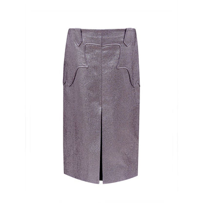 Tom Ford Purple Polyamide Skirt