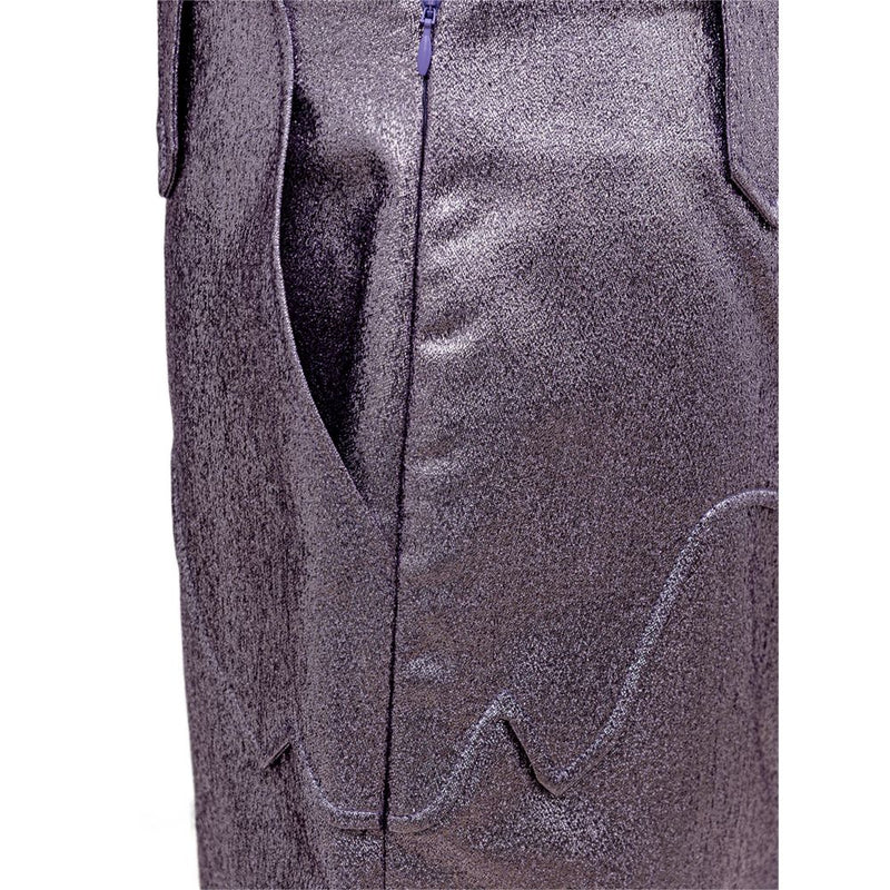 Jupe Lurex en Éco-Cuir Violet Tom Ford - Élégante et Polyvalente
