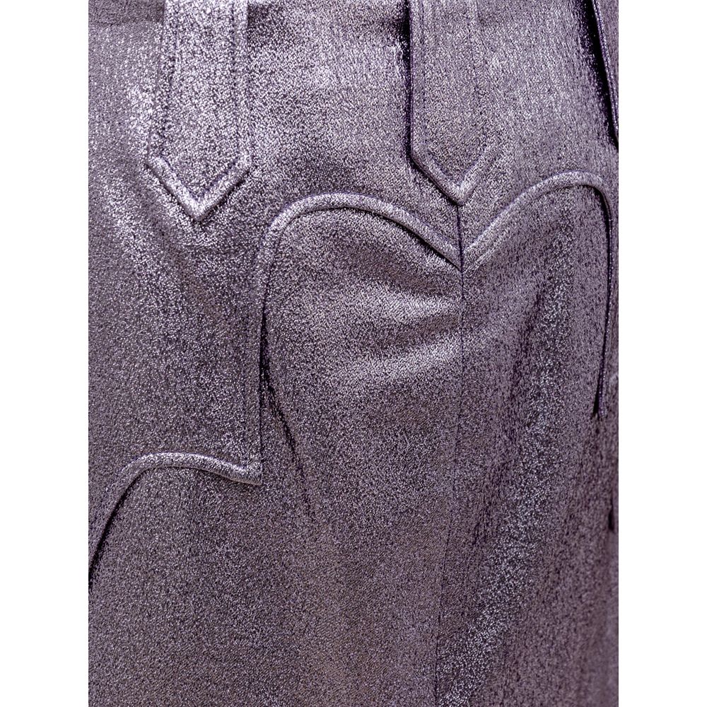 Jupe Lurex en Éco-Cuir Violet Tom Ford - Élégante et Polyvalente