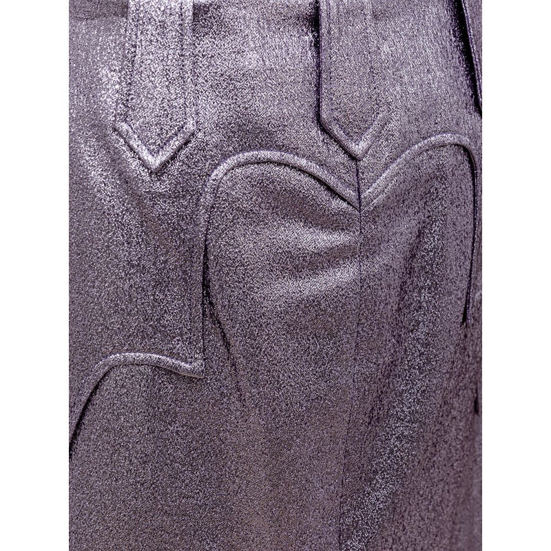 Jupe Lurex en Éco-Cuir Violet Tom Ford - Élégante et Polyvalente