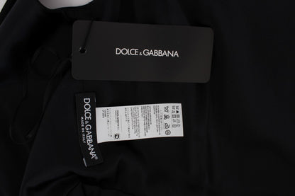 Robe longue portefeuille à imprimé floral rose de Dolce & Gabbana