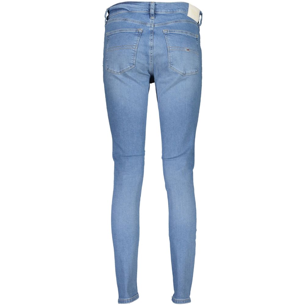 Tommy Hilfiger Nora Jeans Femme Bleu Coton Skinny Taille Mi-Haute