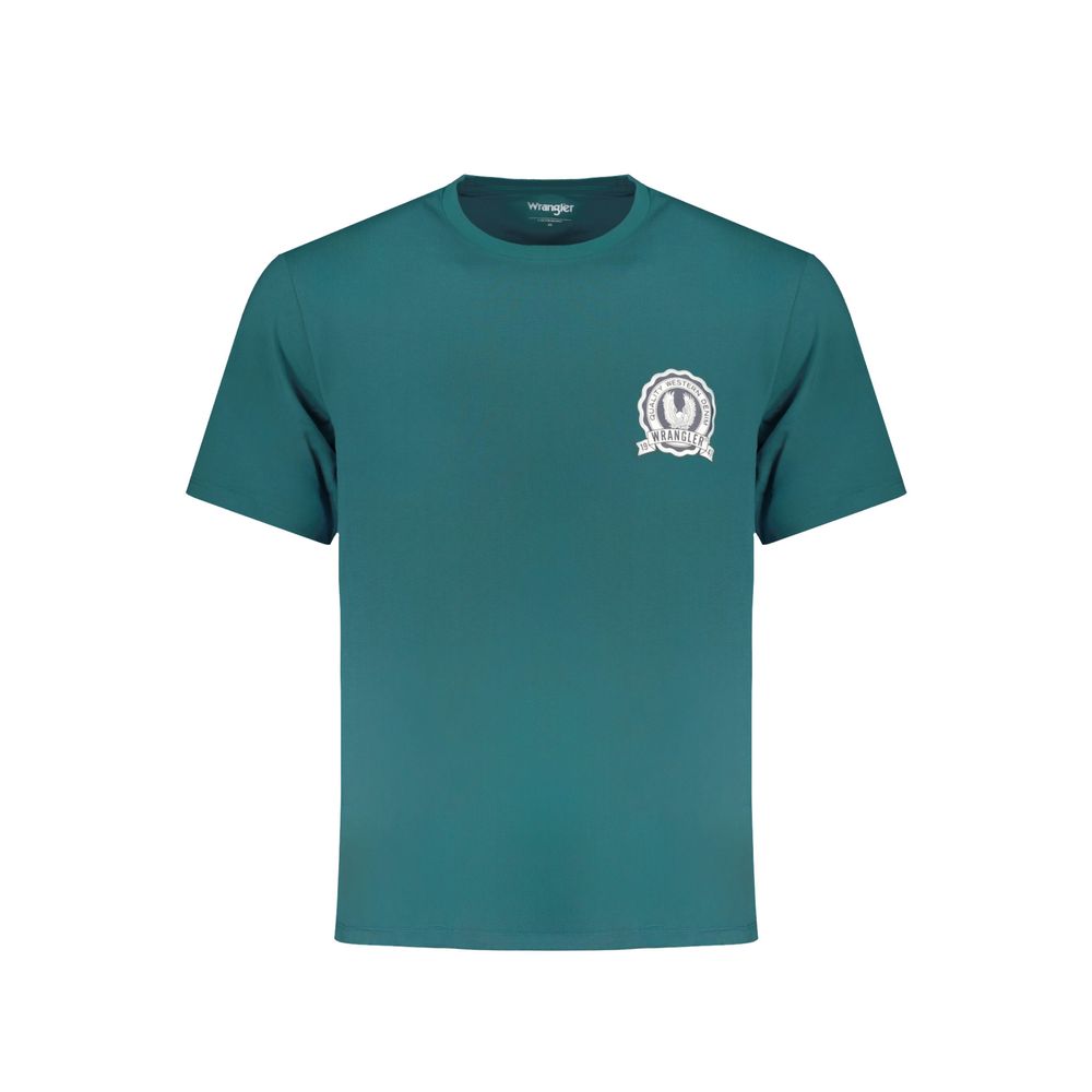 T-shirt en coton vert Wrangler