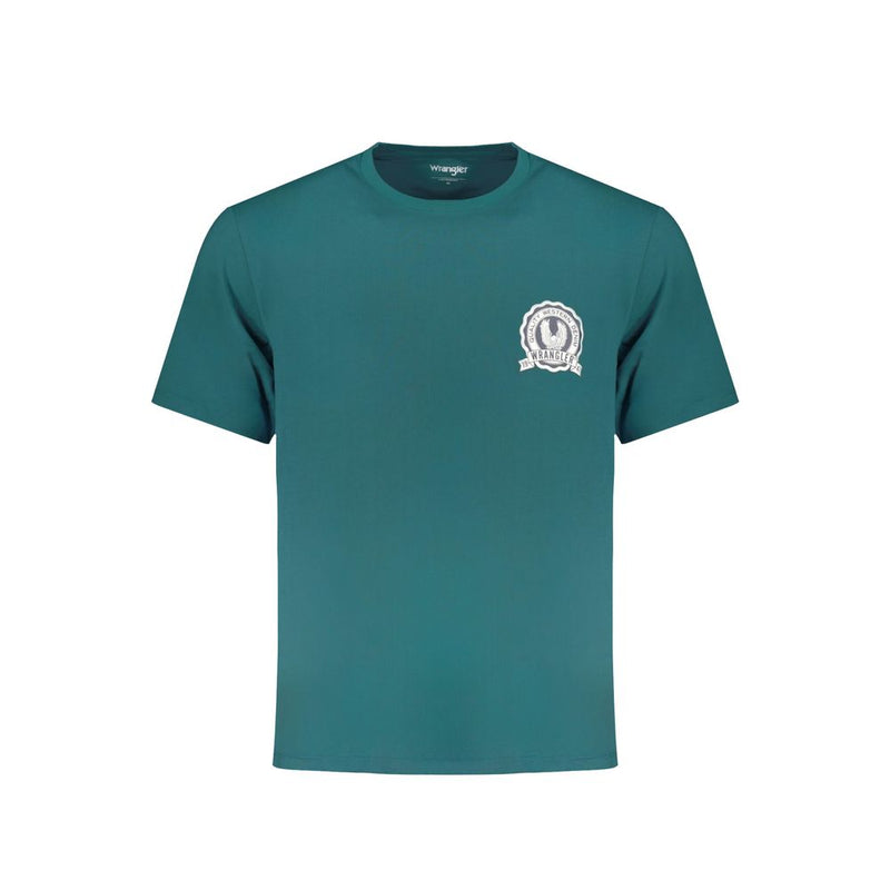 T-shirt en coton vert Wrangler