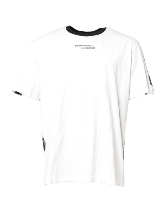 Dolce & Gabbana T-shirt met ronde hals en camouflageprint in meerdere kleuren