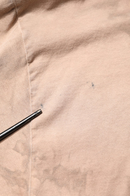 Dolce & Gabbana Beigekleurig T-shirt met Tie Dye-print en logo, kort model